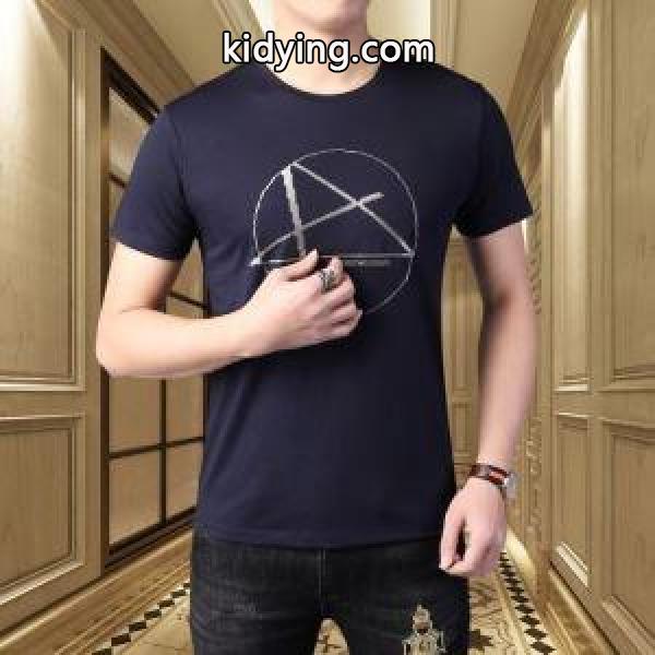 毎日のおでかけが楽しむ 多色可選 半袖Tシャツ 美シルエットを賢く叶える アルマーニ ARMANI_アルマーニ ARMANI_ブランド コピー 激安(日本最大級)-1