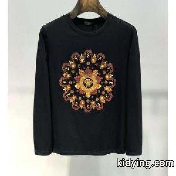 人気沸騰中！おしゃれ新品 2019人気がますます人気 ヴェルサーチ VERSACE 長袖Tシャツ 2色可選_ヴェルサーチ VERSACE_ブランド コピー 激安(日本最大級)-1