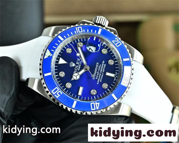 腕時計 メンズ ダイバー風 ブルーダイヤル 40mm 防水 ROLEX カジュアル ロレックス スーパーコピー-2