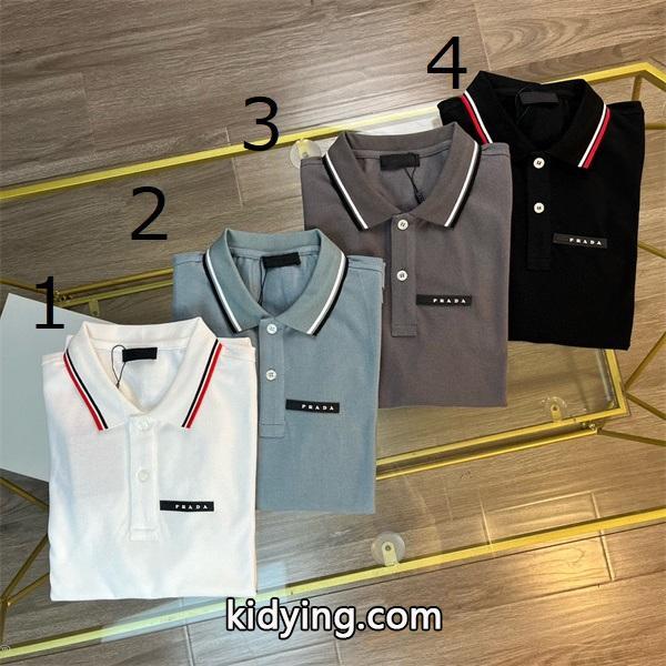 プラダ春夏 新作 半袖ポロシャツ_半袖Tシャツ_メンズファッション_スーパーコピーブランド激安通販 専門店-0