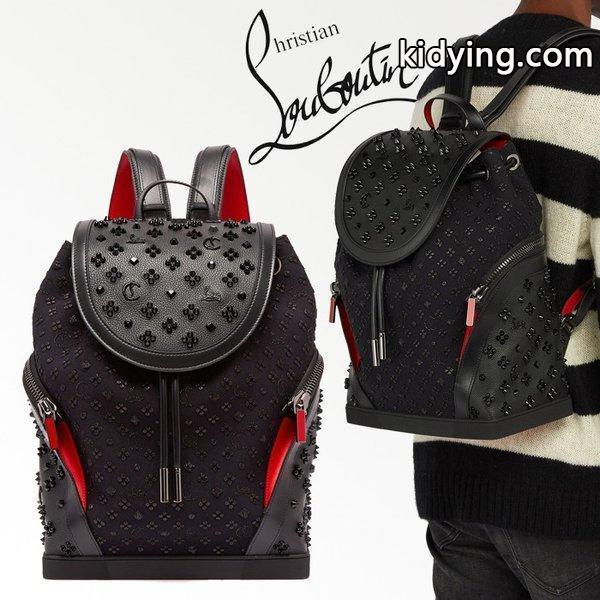 クリスチャンルブタン Christian Louboutin Explorafunk スパイク バックパック リュック ブラック 3185030 B256 :bym1015550:JURER ヤフーショップ - 通販ショッピング-0