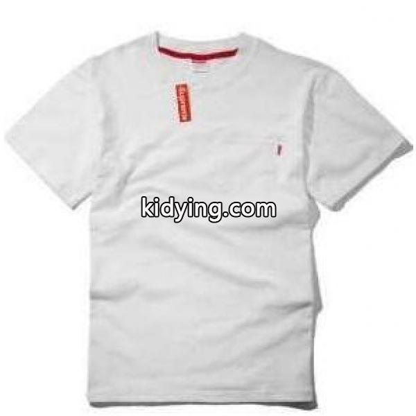 シンプルなシュプリームＴシャツ通販SUPREME半袖クルーネックポケット付きTシャツ3色可選-0