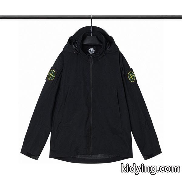 STONE ISLAND コピー ジャケット 撥水 軽量 防風 フーデッドデザイン 高品質 アウター ストーンアイランド-1