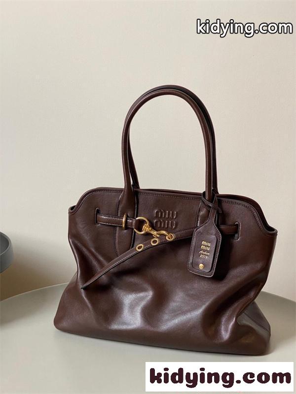 MiuMiu Aventure☆☆ミュウミュウハンドバッグスーパーコピー大容量2026トレンド美品-3