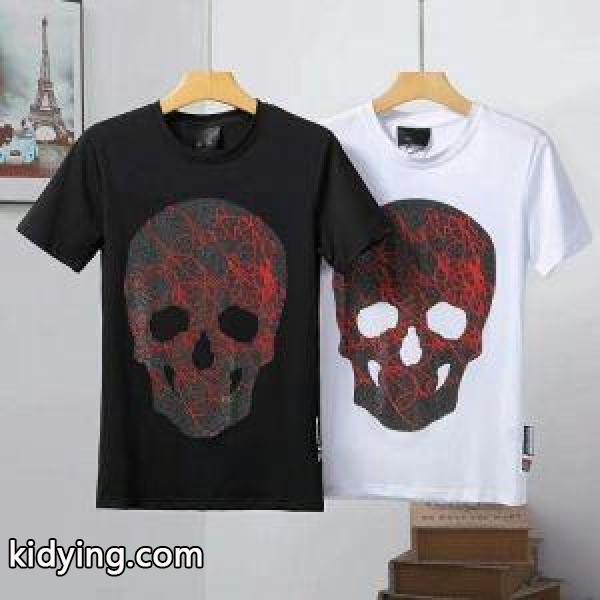 フィリッププレイン PHILIPP PLEIN Tシャツ/ティーシャツ 2色可選 2019SS人気ブランド新作アイテム 人気にも火をつけて_フィリッププレイン PHILIPP PLEIN_ブランド コピー 激安(日本最大級)-0