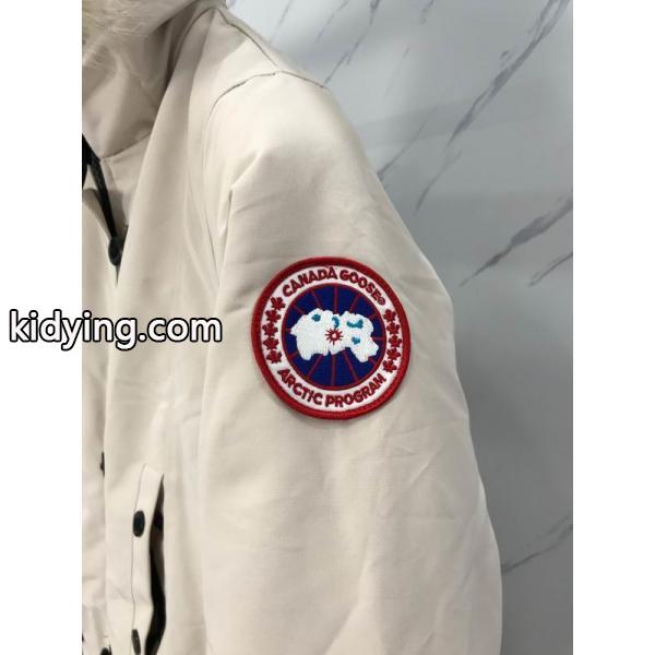 カナダグース Canada Goose 2025秋冬 ホワイト ロングダウンコート スーパーコピー 当店イチオシ-3