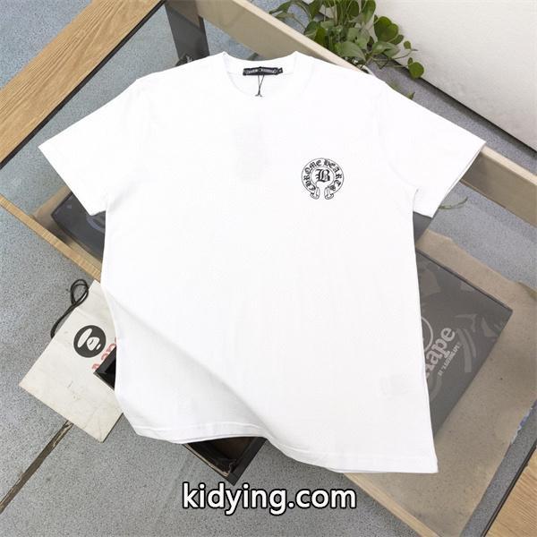 人気がますます人気 クロムハーツ CHROME HEARTS 半袖Tシャツ 男女兼用 カジュアルもある絶妙な雰囲気_クロムハーツ CHROME HEARTS_ブランド コピー 激安(日本最大級)-0