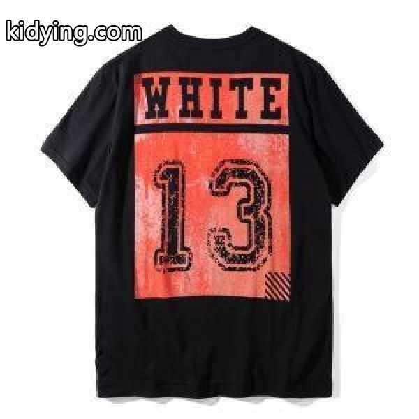 HOT新作登場オフホワイトコピー Off-White　Ｔシャツ定価　安い　着物　夏万能トップス　13数字人気セール　クルーネック　半袖 Tシャツ　2018新款-0