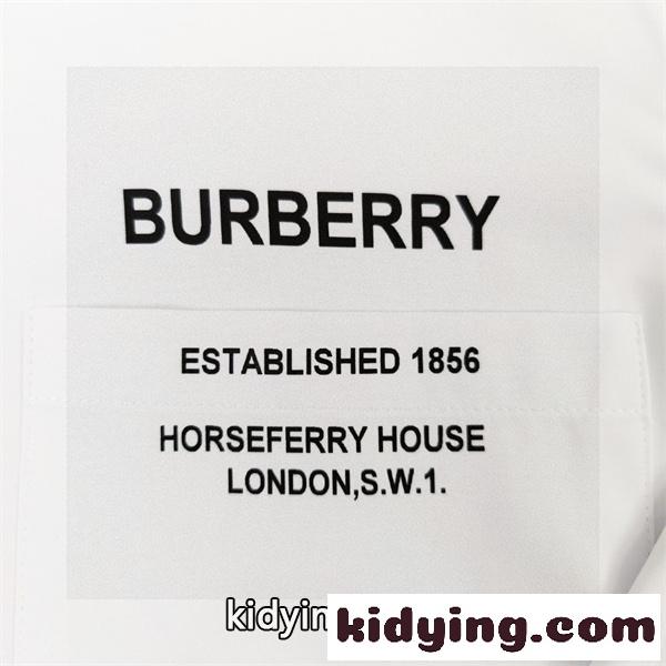 ホースフェリー レタリングアクセント クリーンムード 着映えモデル BURBERRY バーバリー コピー 長袖シャツ-6