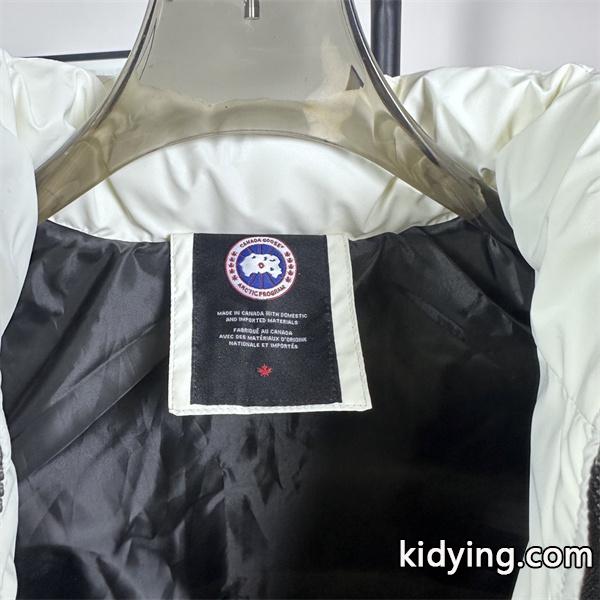 注目 ホワイト×ブラック プレミアム 2025秋冬必須 カナダグース コピー Canada Goose ダウンジャケット-7