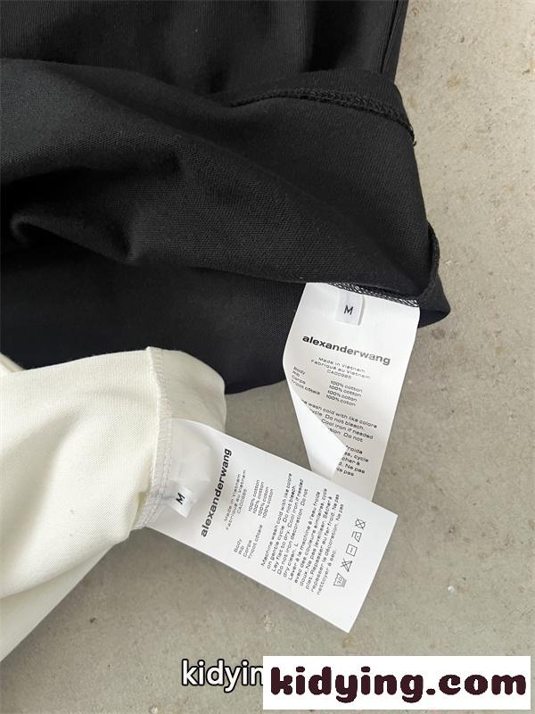 プリント アレキサンダーワン コピー Tシャツ チェーンモチーフ Alexander wang モノトーン系 個性派 ペア対応-6
