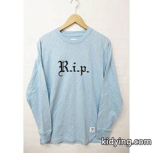 シュプリーム SUPREME 16AW L/S Rip Tee 長袖Tシャツ ロンT 水色ブルー ☆激安& 通販-0