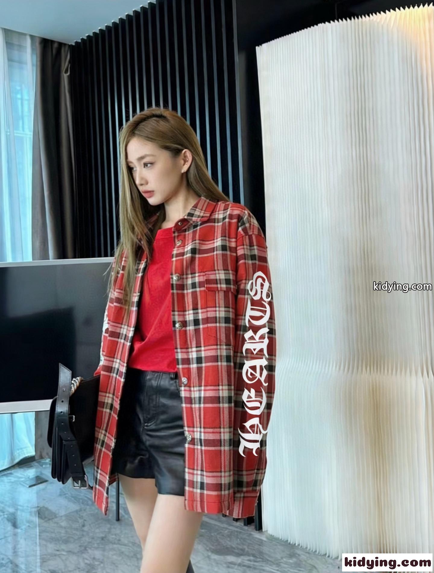 新作☆☆CHROME HEARTS クロムハーツ シャツコピー2026トレンド芸能人愛用♥赤色-5