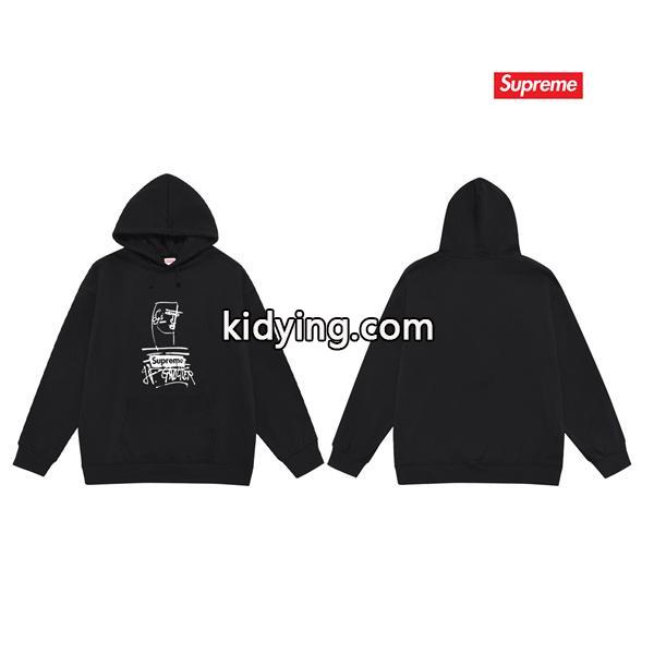 SUPREME シュプリーム コピー 2025秋冬定番 冷え対策 ブラック 注目 パーカー-1