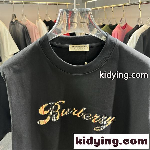BURBERRY バーバリー コピー 好評販売中 半袖Tシャツ 刺繍  ポケット 軽快素材 デイリー-3