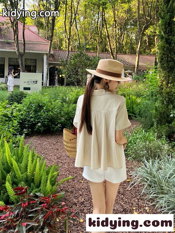 人気上昇 コットンシャツ ゆったりシルエット LOEWE ロエベ コピー シャツ きれいめナチュラル 大人スタイル-2