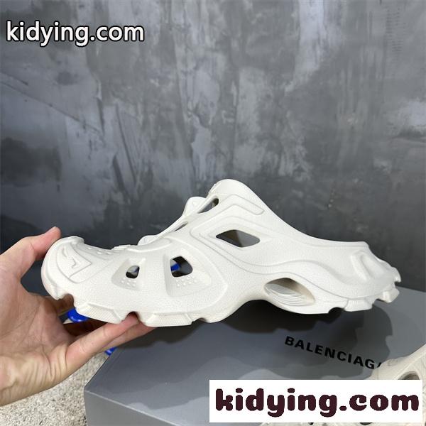 バレンシアガサンダルコピー2026トレンドBALENCIAGA Mold Closed Rubber SandalsYellow-3
