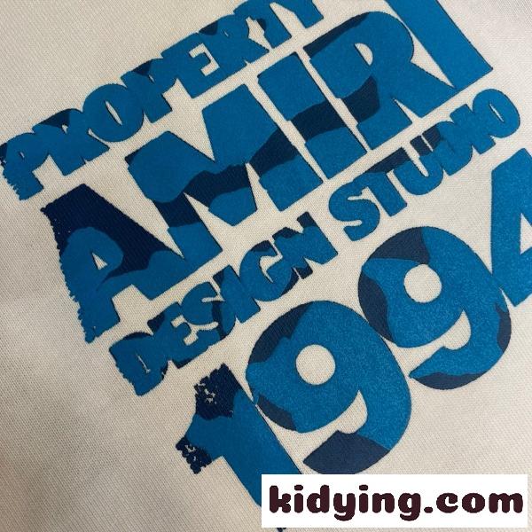 AMIRI アミリ 2026新作 バックロゴプリント 半袖Tシャツ ヘビーウェイト コットン オーバーサイズ ユニセックス-4