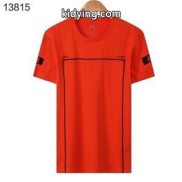 驚きの破格値新作登場大人気トップス定番品ストレッチｔシャツシルバー赤色黒白ARMANIアルマーニ コピー 服-1