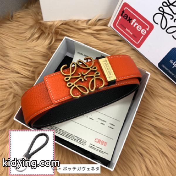 限定販売 LOEWE ロエベ ベルト コーデ 2色展開 アナグラムバックル付 シンプルで使い勝手の良い-0