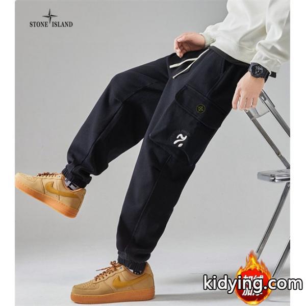 秋冬防寒仕様 裏起毛 STONE ISLAND ストーンアイランド スーパーコピー カーゴパンツ 温かさ トレンド-7
