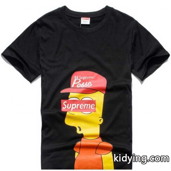 SUPREME シュプリーム コピー通販 カップルペアルック 半袖 Tシャツ 2色可選_半袖Tシャツ_メンズファッション_スーパーコピーブランド激安通販 専門店-0