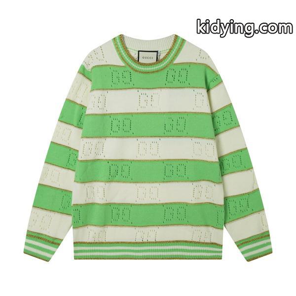 新作 注目 グッチ コピー GUCCI ボーダーニット レッド ホワイト お洒落-1