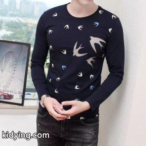 3色可選 長袖Tシャツ アルマーニ ARMANI 2017秋冬 落ち着いた感覚_アルマーニ ARMANI_ブランド コピー 激安(日本最大級)-1
