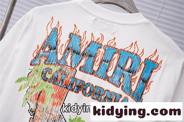 レタリングデザイン カジュアルテイスト 高評価アイテム AMIRI アミリ コピー 半袖Tシャツ 話題アイテム-5