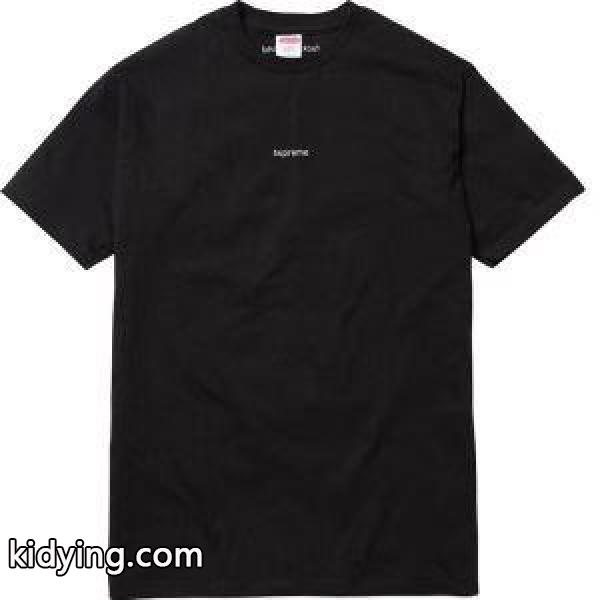 大人のセンスを感じさせるSUPREMEシュプリームＴシャツコピー　男女兼用半袖tシャツ　無地　ブラック　ホワイト2色-1