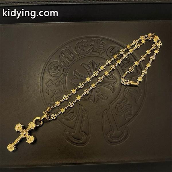 新作限定 ゴールド CHROME HEARTS クロムハーツ コピー ネックレス 人気集中 ストリート-3