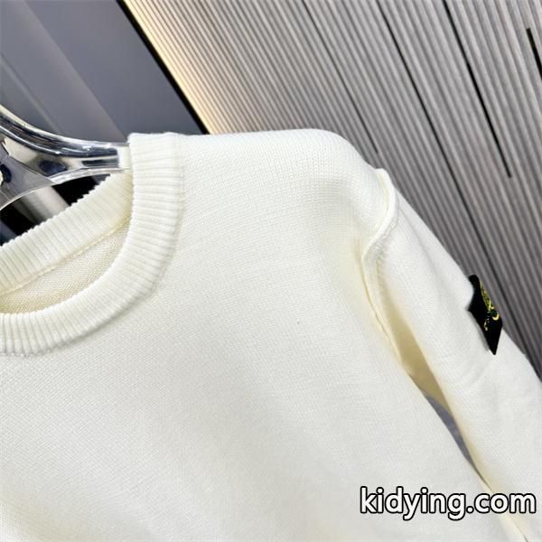 STONE ISLAND コピー ニットセーター 高品質 クラシックデザイン 上品 シンプル クルーネック ストーンアイランド-2
