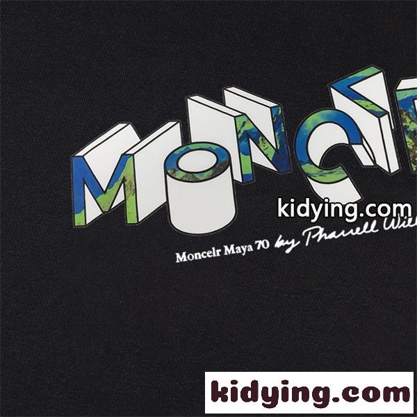 グラフィックロゴ 3D風プリント コーデ映え 好印象スタイル MONCLER モンクレール コピー 半袖Tシャツ-5