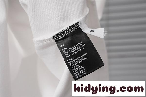 ヴィンテージロゴ オリジナル風プリント デイリーファッション AMIRI アミリ コピー 半袖Tシャツ 定番アイテム-9