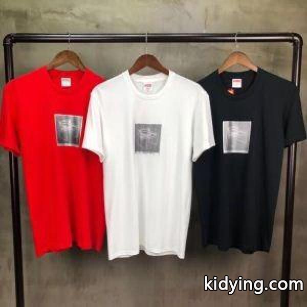 爆買い最新作シュプリーム通販コピーSUPREMEメンズクルーネック半袖Tシャツプリント限定販売モデル-0
