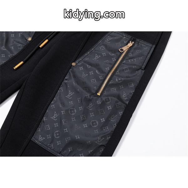 数量限定 高級感漂う モノグラム切替 LOUIS VUITTON ルイヴィトン コピー ジョガーパンツ-5