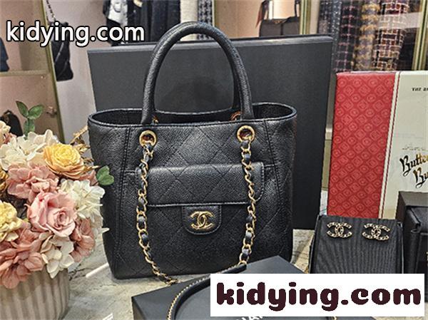 ブラック マトラッセバッグ CHANEL チェーンショルダー シャネル コピー ココマーク トップハンドル 2WAYハンドバッグ-5