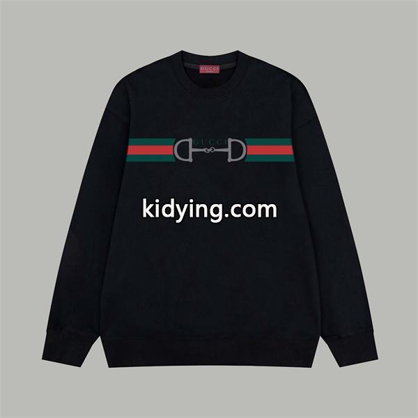 GUCCI コピー グリーンレッドストライプ ホワイト グッチ パーカー ユニセックス 人気定番-1