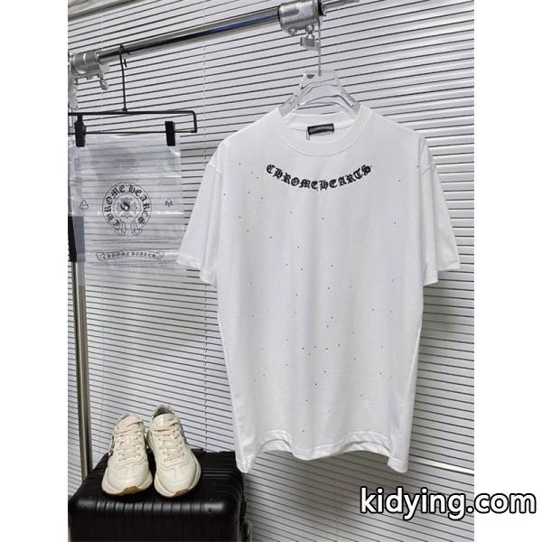 コスパ最強新作におすすめ 人気新色が登場 クロムハーツ CHROME HEARTS 半袖Tシャツ 2色可選 男女兼用__ブランド コピー 激安(日本最大級)-0