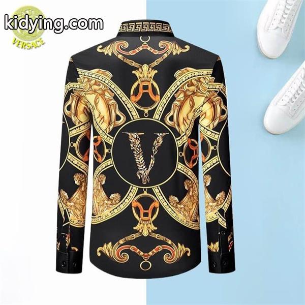 ヴェルサーチ長袖シャツコピー VERSACE カジュアル新品は継続して大人気 今年も量産!2025年_ブランド コピー 激安(日本最大級)-1