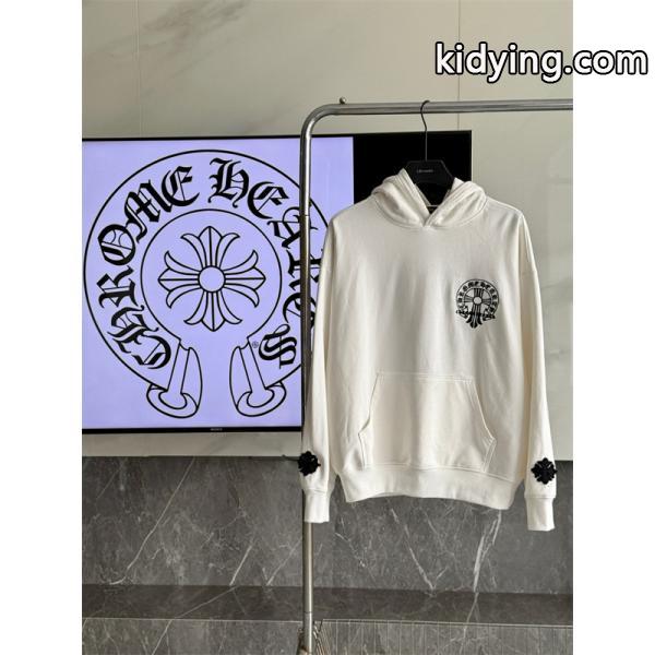 クロムハーツ Chrome Hearts コピー 存在感クロスプリント 裏起毛 パーカー 個性演出 トレンド注目-5