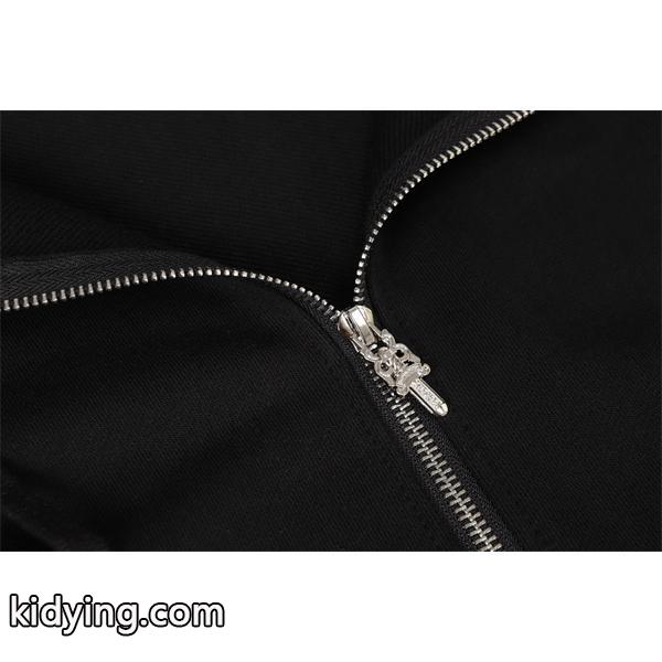期間限定 ブラック ピンククロス × バックフィギュア 2025秋冬対応 クロムハーツ コピー Chrome Hearts パーカー-2