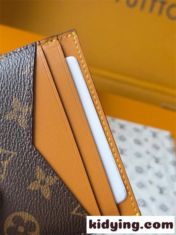 Louis Vuitton コピー ルイヴィトン M14733 カードケース モノグラム カードホルダー スリム設計 V字ポケット コンパクト財布 名刺入れ メンズ レディース-3