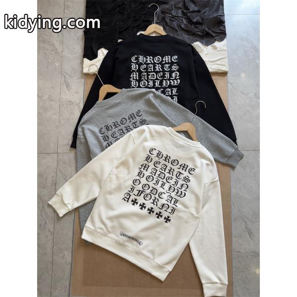 クラシックエンブレム スウェット 上質裏毛 着回し自在 クロムハーツ Chrome Hearts コピー-1