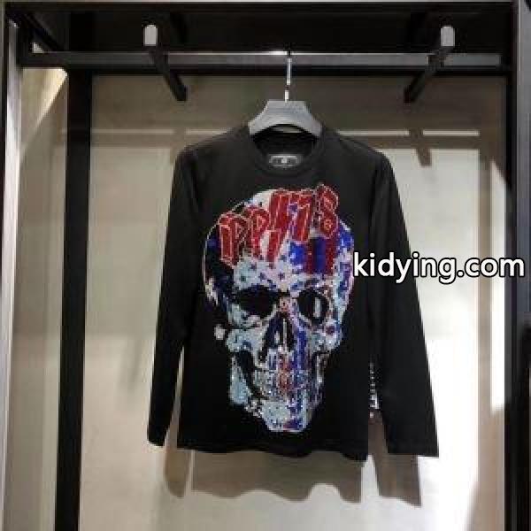 トレンドライクになりがち フィリッププレイン 長袖/Tシャツ 2019秋冬の必需品 PHILIPP PLEIN 程よい抜け感を演出_フィリッププレイン PHILIPP PLEIN_ブランド コピー 激安(日本最大級)-0