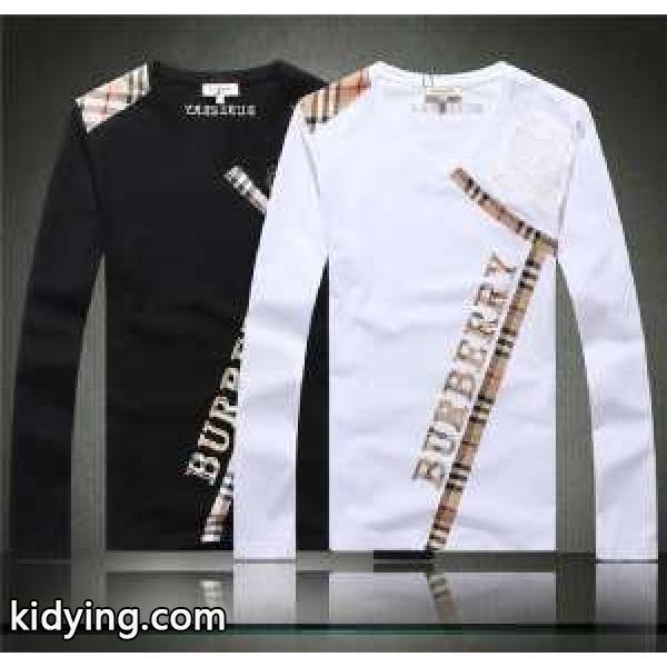 2014秋冬 値下げ！BURBERRY バーバリー  Vネック  長袖 Tシャツ_長袖Tシャツ_メンズファッション_スーパーコピーブランド激安通販 専門店-0