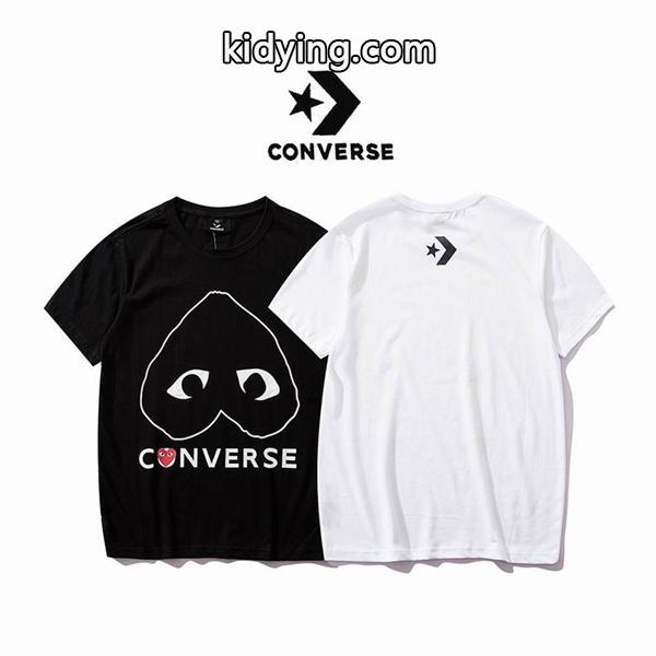 吸水性と通気性に優れ コットン100%のナチュラルな風合い COMME des GARCONS半袖tシャツ-0