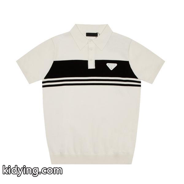 春夏新作カジュアル プラダ PRADA ポロシャツコピー 一味違うデザイン_半袖Tシャツ_メンズファッション_スーパーコピーブランド激安通販 専門店-0