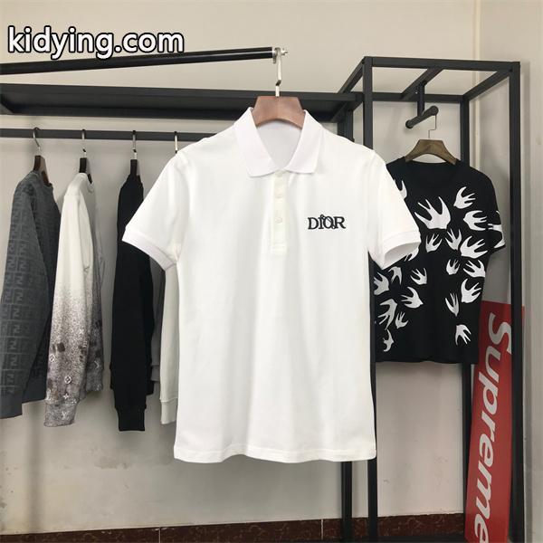 DIOR刺繍ロゴポロシャツスーパーコピー インナーとしても大変使い勝手が良いアイテム-0