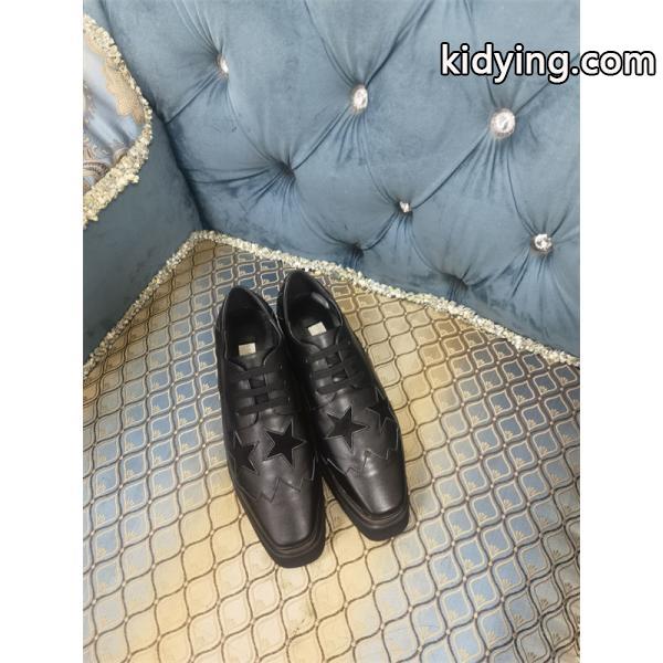 刺繍 厚底シューズ ブラック スタイリッシュ モダン STELLA McCARTNEY ステラマッカートニー コピー-1